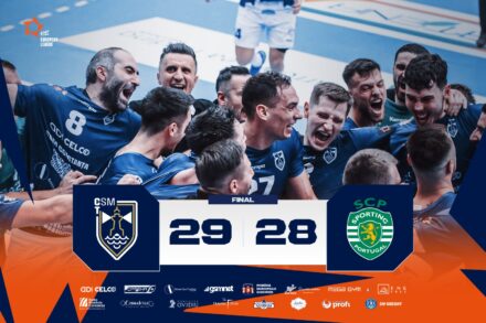 Seară de vis la Sala Sporturilor! CSM Constanța – Sporting Lisabona 29-28, în EHF European League!