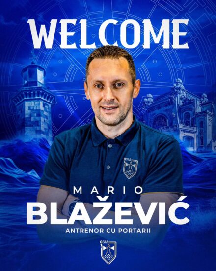 Mario Blažević completează banca tehnică a echipei de handbal