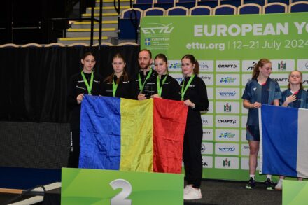 Argint european pentru Bianca Mei-Roșu și Andrea Teglas cu echipa U19 a României!