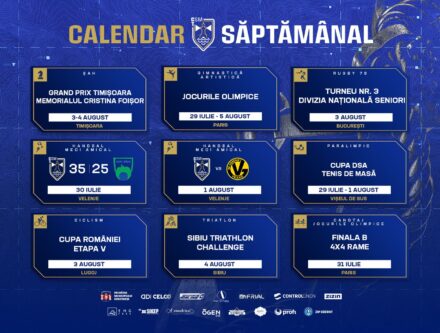 Calendar CSM Constanța / August 2024 / Săptămâna 1