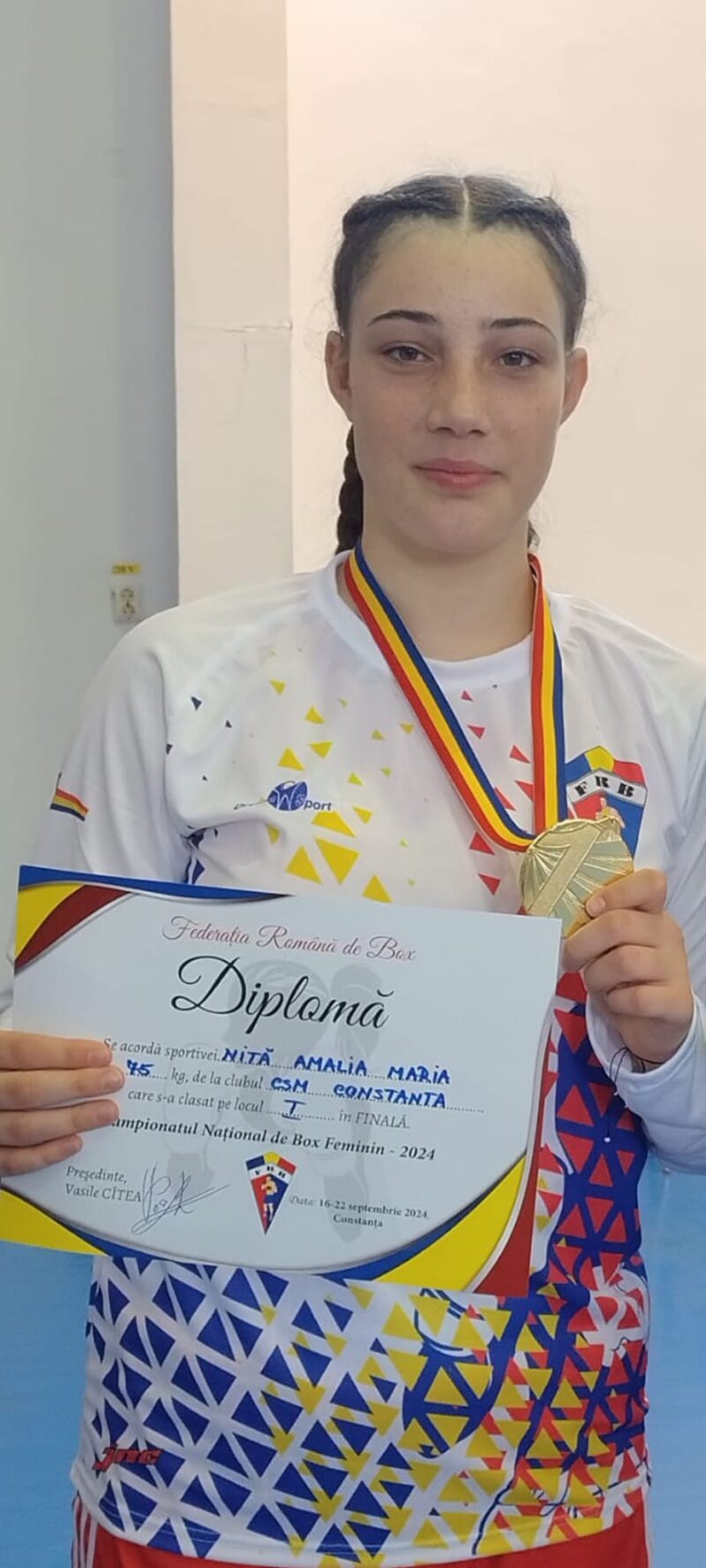 Încă un titlu național pentru Amalia Niță de la CSM Constanța