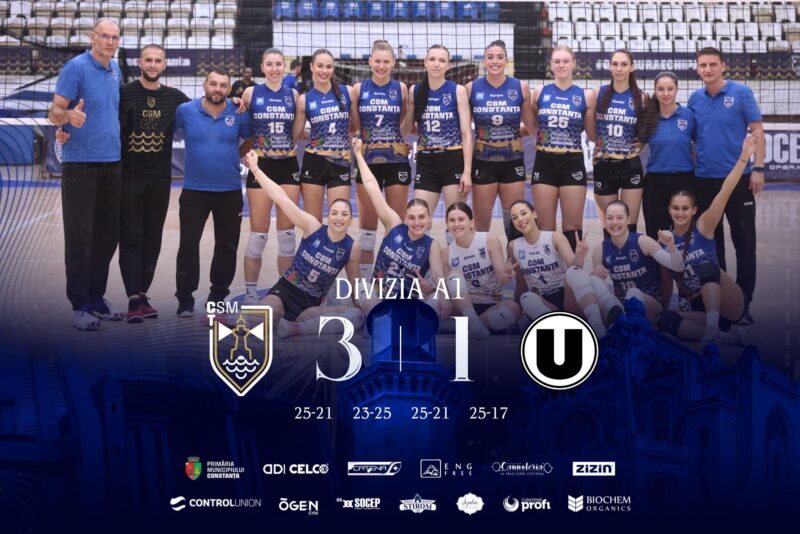 Victorie la debutul în noul sezon al Diviziei A1 de volei feminin!