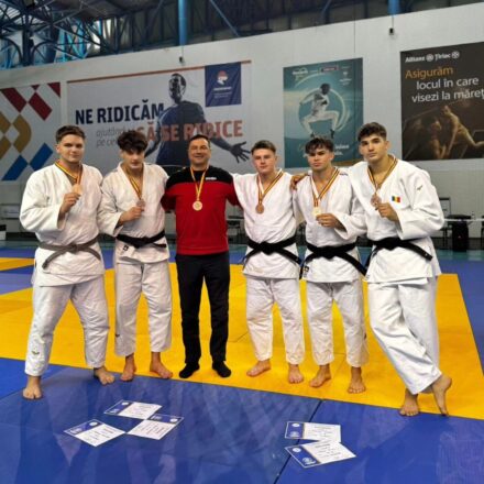 Echipa CSM Constanța, medaliată cu bronz la Campionatul Național de Judo U21