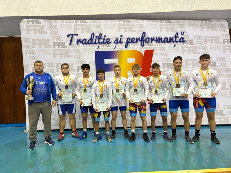 CSM Constanța este campioană națională pe echipe la lupte U20